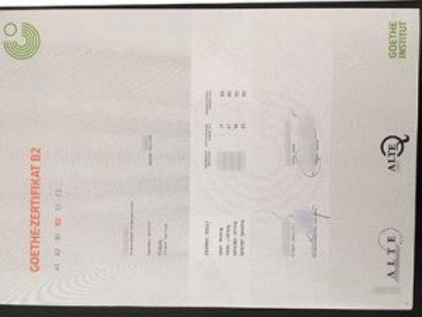 Wie kaufe ich online ein gefälschtes Goethe-Zertifikat B2